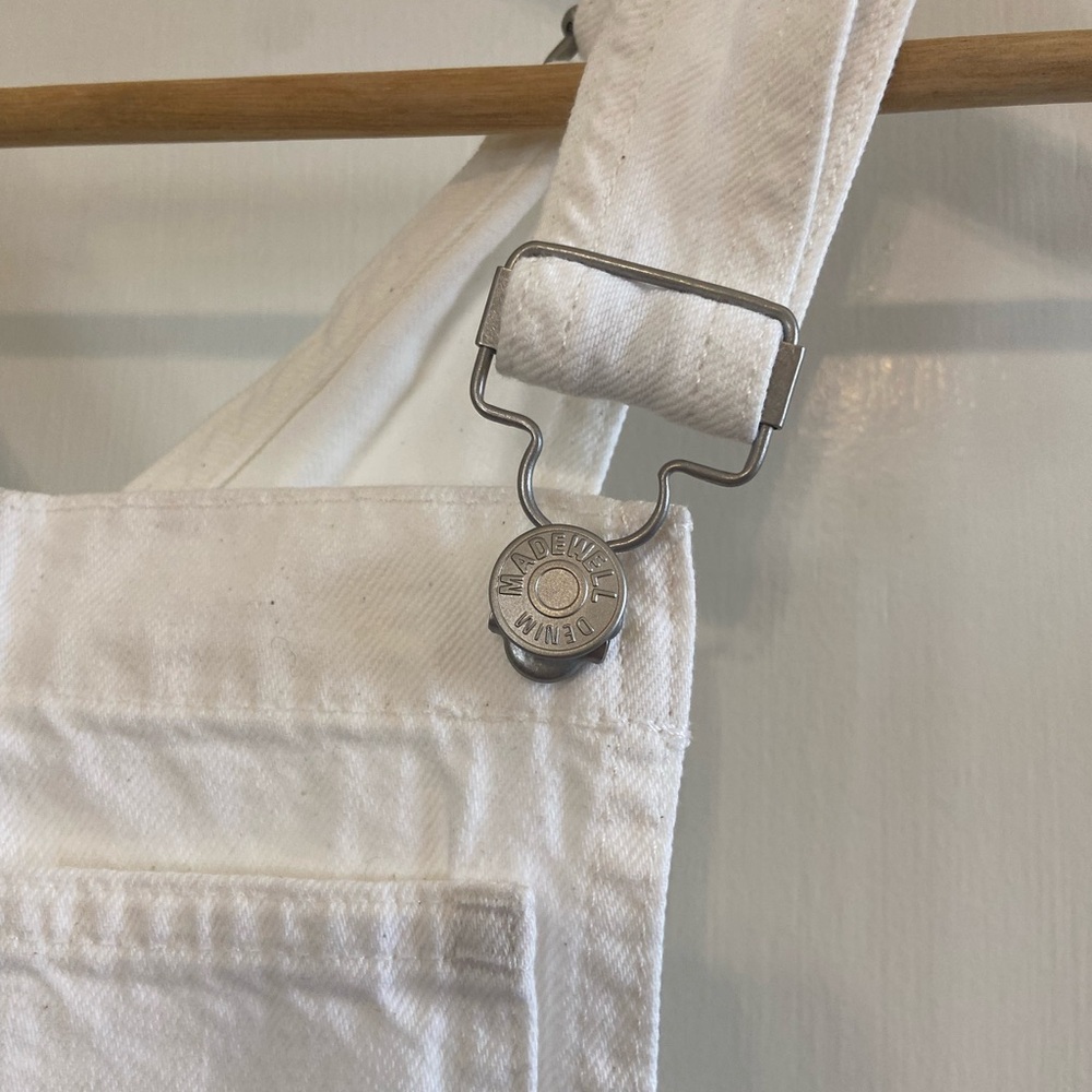 Madewell denim oversized shortalls NWT - Picture 3 of 5
